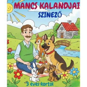 Mancs kalandjai szinező 3 éves kortól