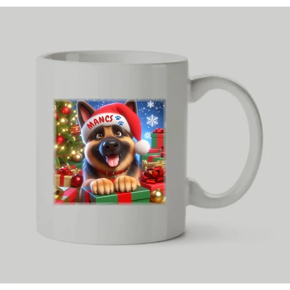 Mancs karácsonyi bögre 1-es minta