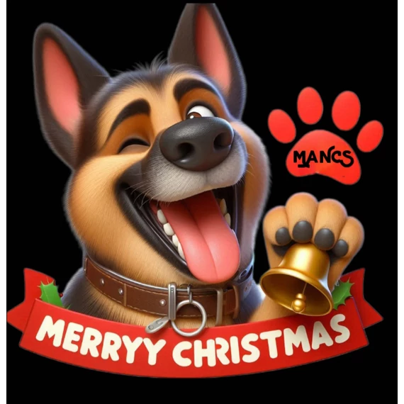 Egérpad Mancs karácsonyi 3-as minta