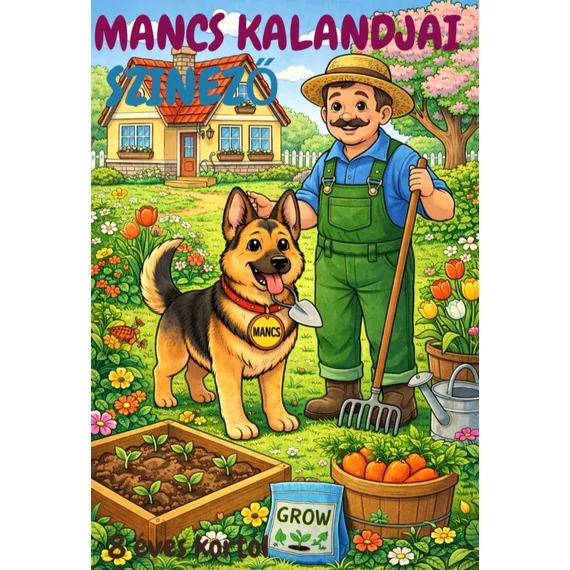 Mancs kalandjai szinező 8 éves kortól