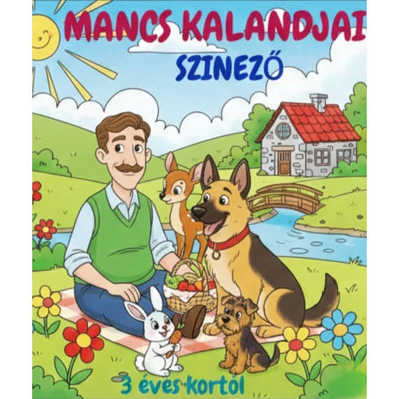 Mancs kalandjai szinező 3 éves kortól